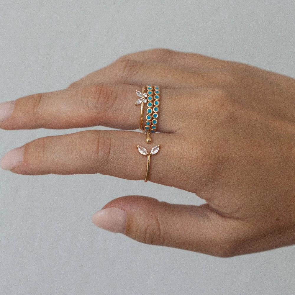 Riya - Bague Turquoise Orientale Timi of Sweden