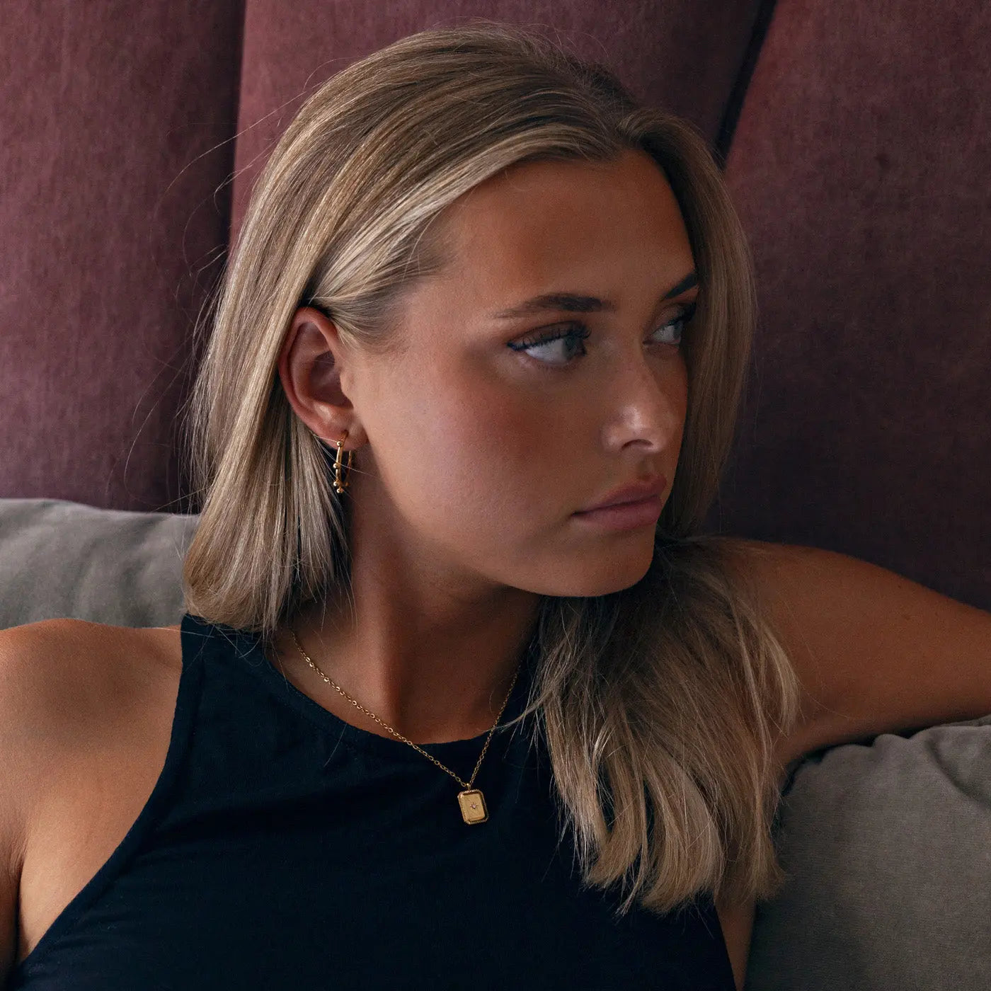 Jules – Love Tag Halskette aus Edelstahl