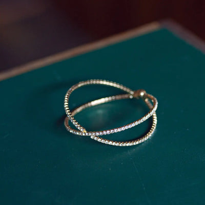 Valeria – Kreuz-Kristall-Armband