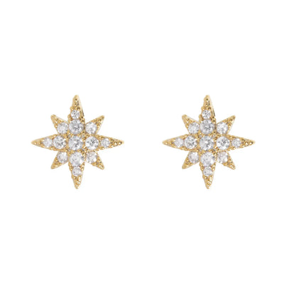 Aurora - Crystal Star Stud Earrings