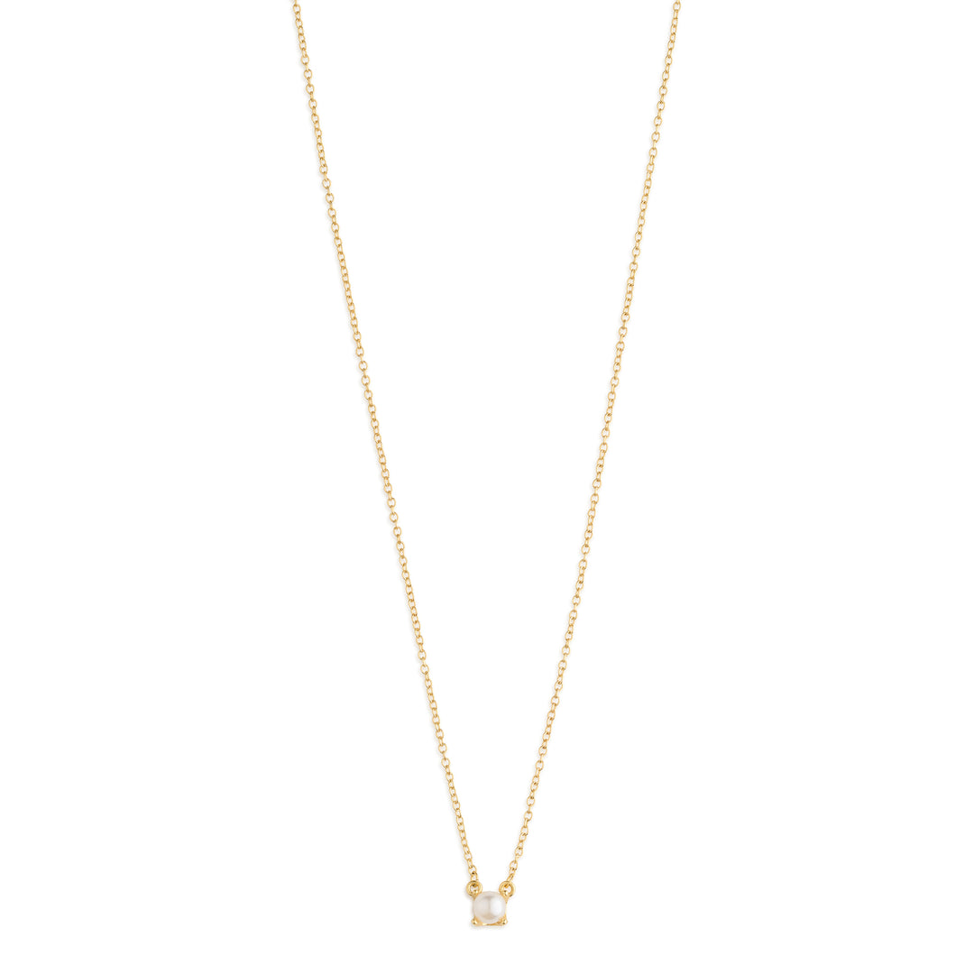 Essie - Small Pearl Dangling Necklace