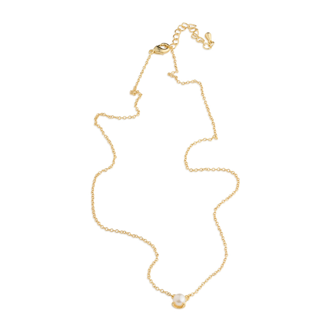 Essie - Small Pearl Dangling Necklace