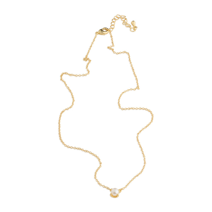 Essie - Small Pearl Dangling Necklace