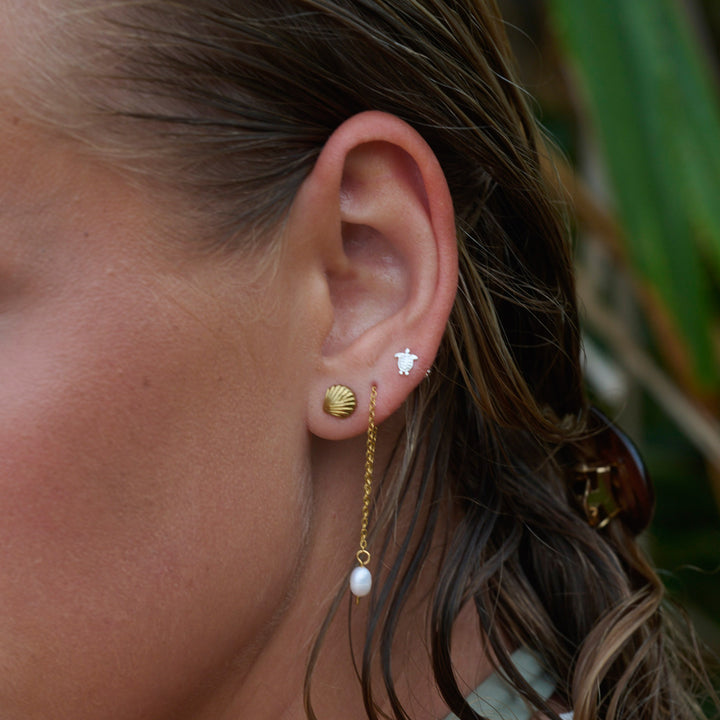 Lori - Orecchini a bottone Mini Tartaruga