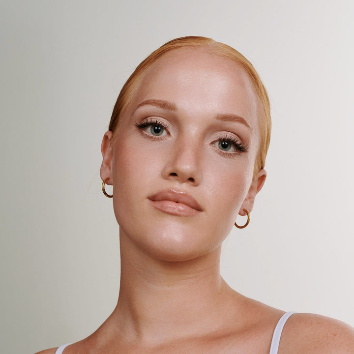 Hollie - Orecchini a cerchio 21mm Acciaio inossidabile