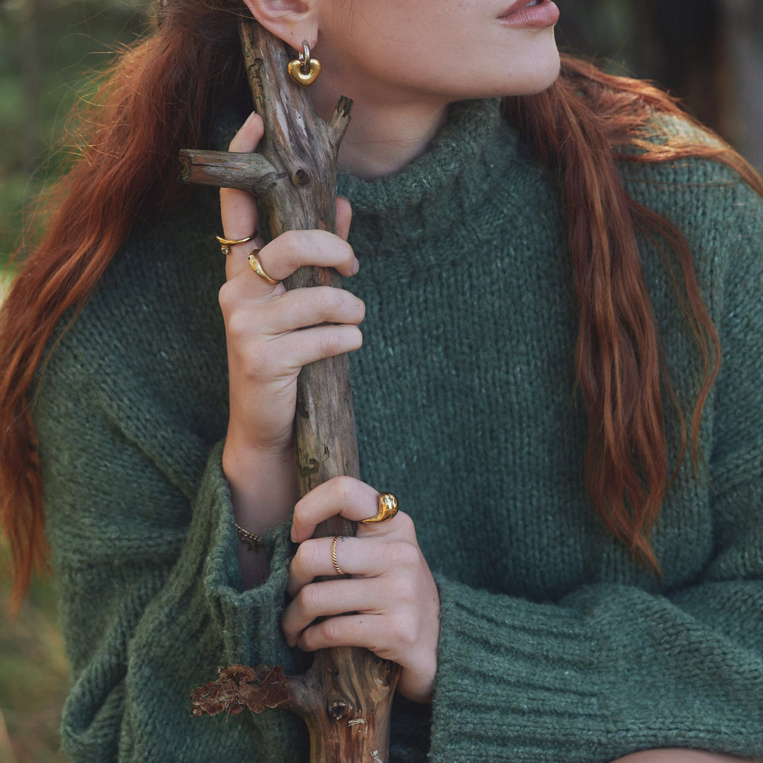 Eline - Ring Kristall Edelstahl