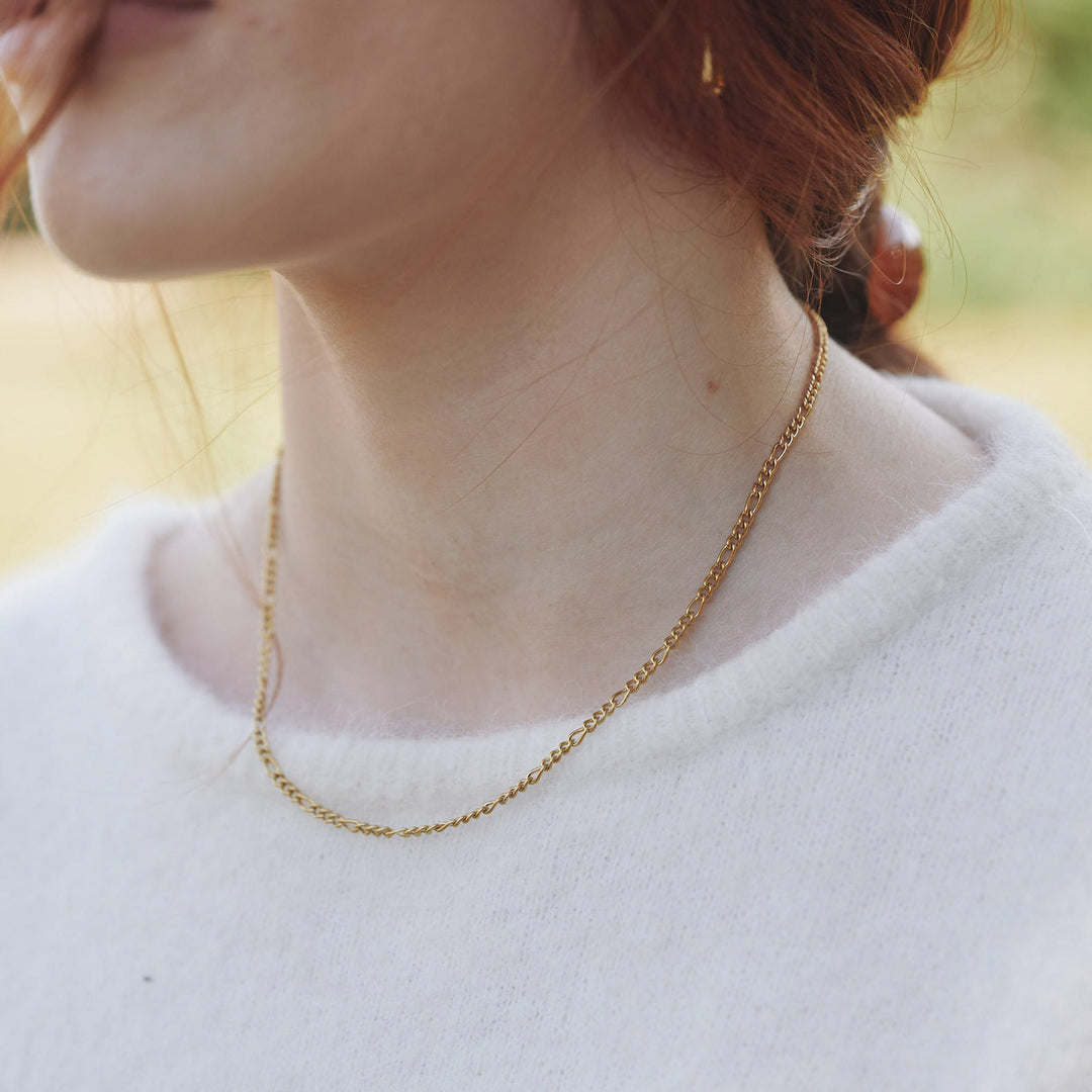 Hedda - Collier chaîne en acier inoxydable