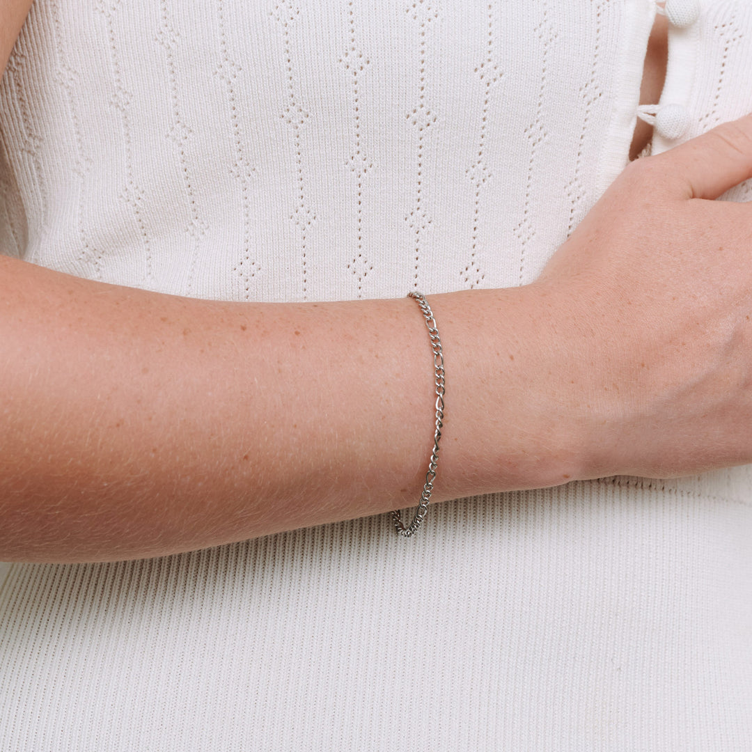 Hedda - Bracciale a catena in acciaio inox