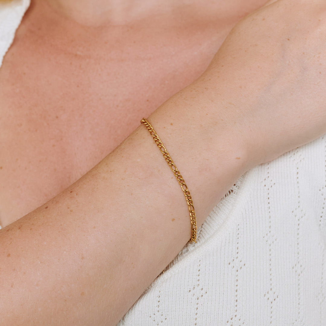 Hedda - Bracciale a catena in acciaio inox