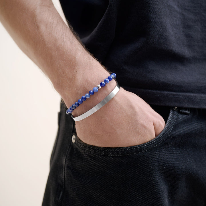 Tristan - Sleek Armreif Armband Edelstahl