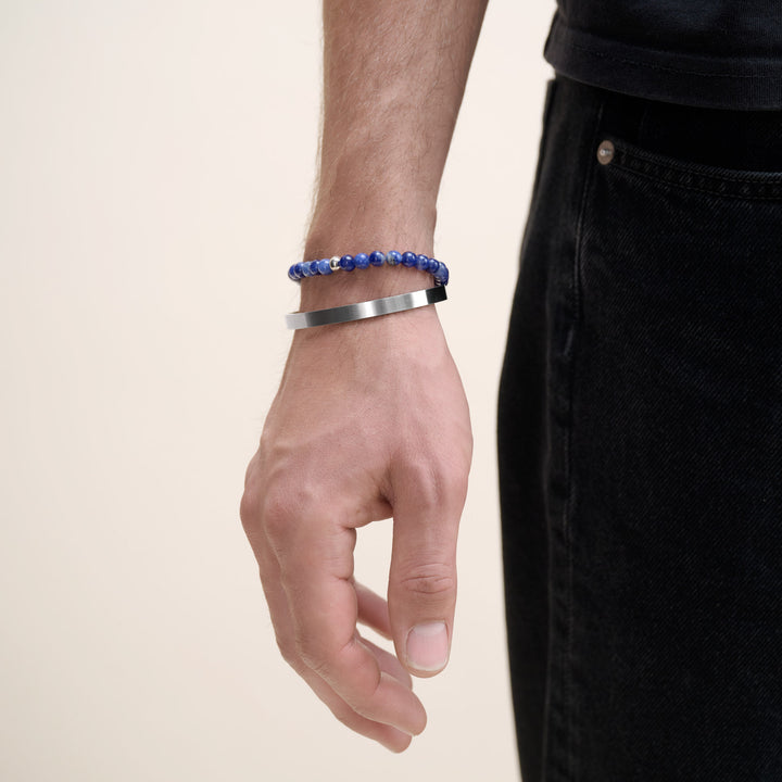 Tristan - Sleek Armreif Armband Edelstahl