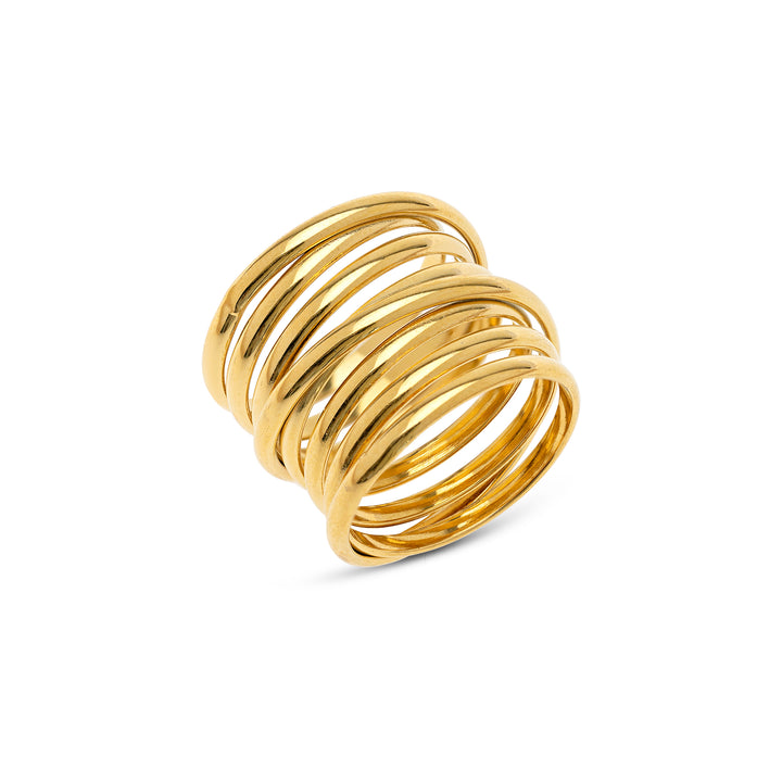 Kylie - Multi Layered Ring Stainless Steel