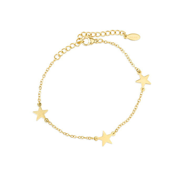 Majda - Bracciale Stella Acciaio Inossidabile