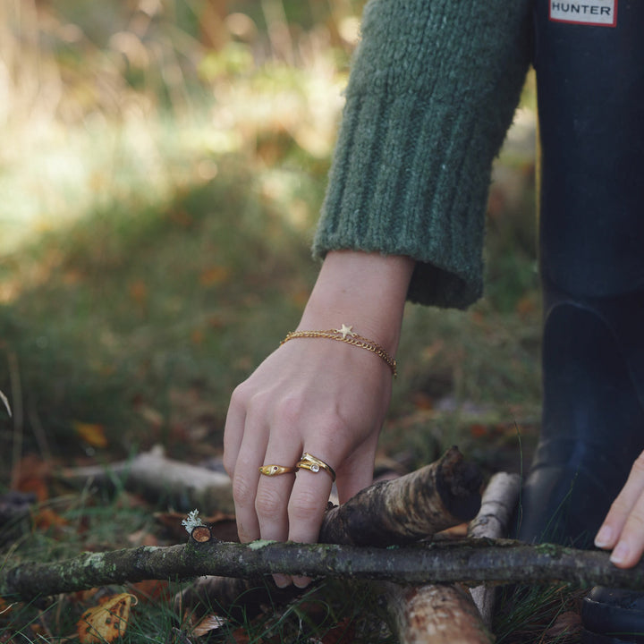 Majda - Bracciale Stella Acciaio Inossidabile