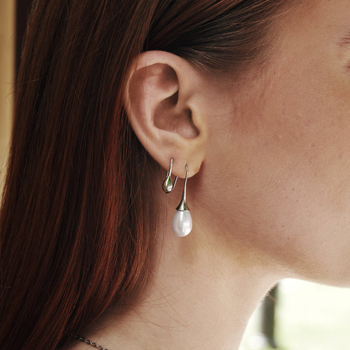 Janni – Perlenohrringe Edelstahl