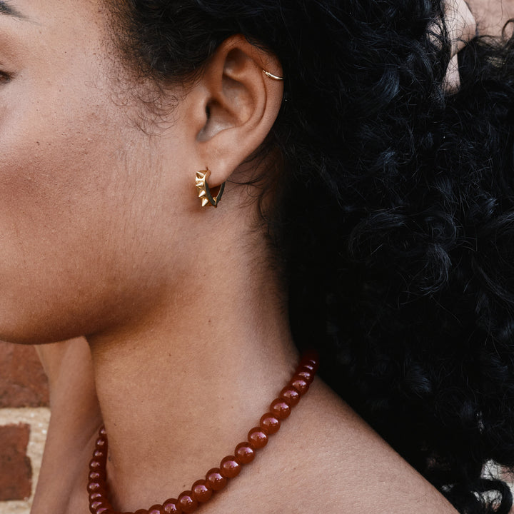 Nike - Spike Creolen Edelstahl