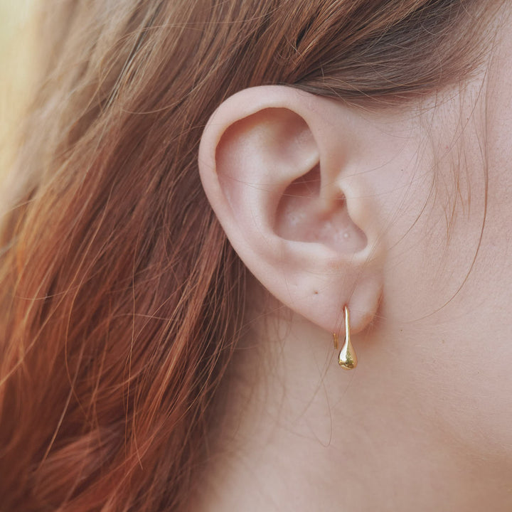 Ottilia – Tropfen-Ohrringe Edelstahl