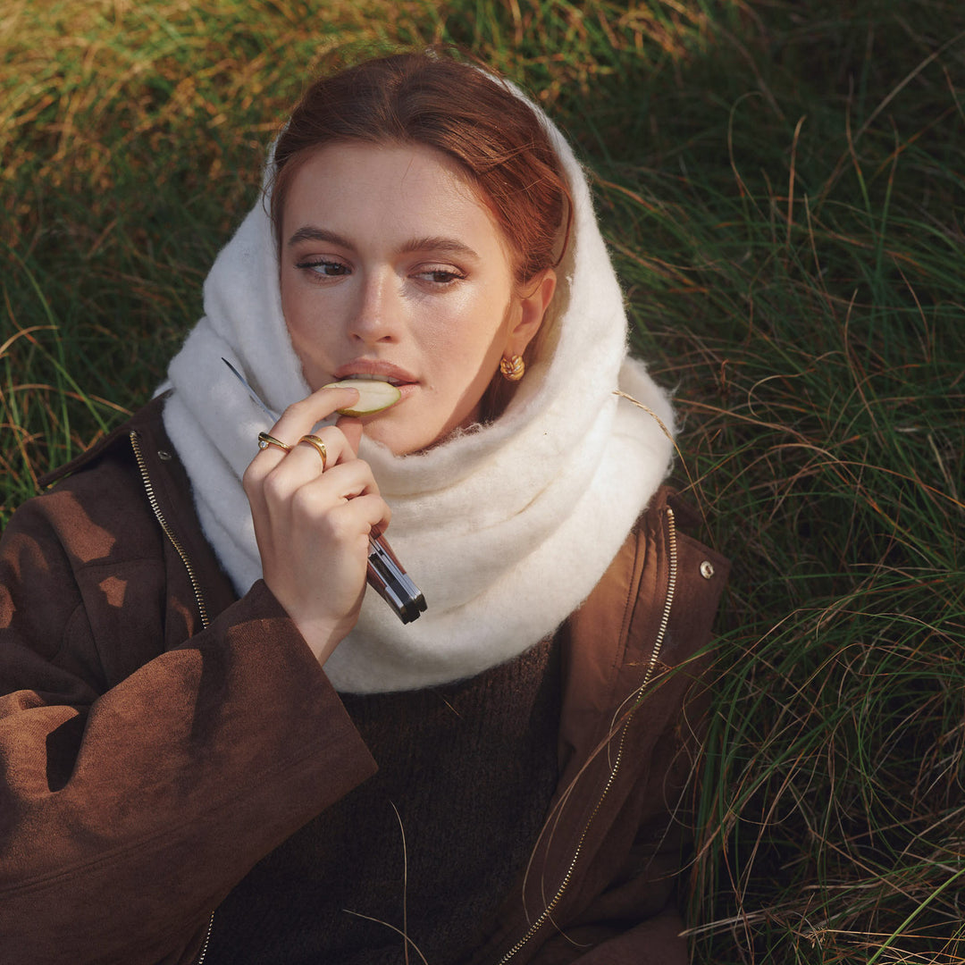 Naia – Croissant-Creolen Edelstahl