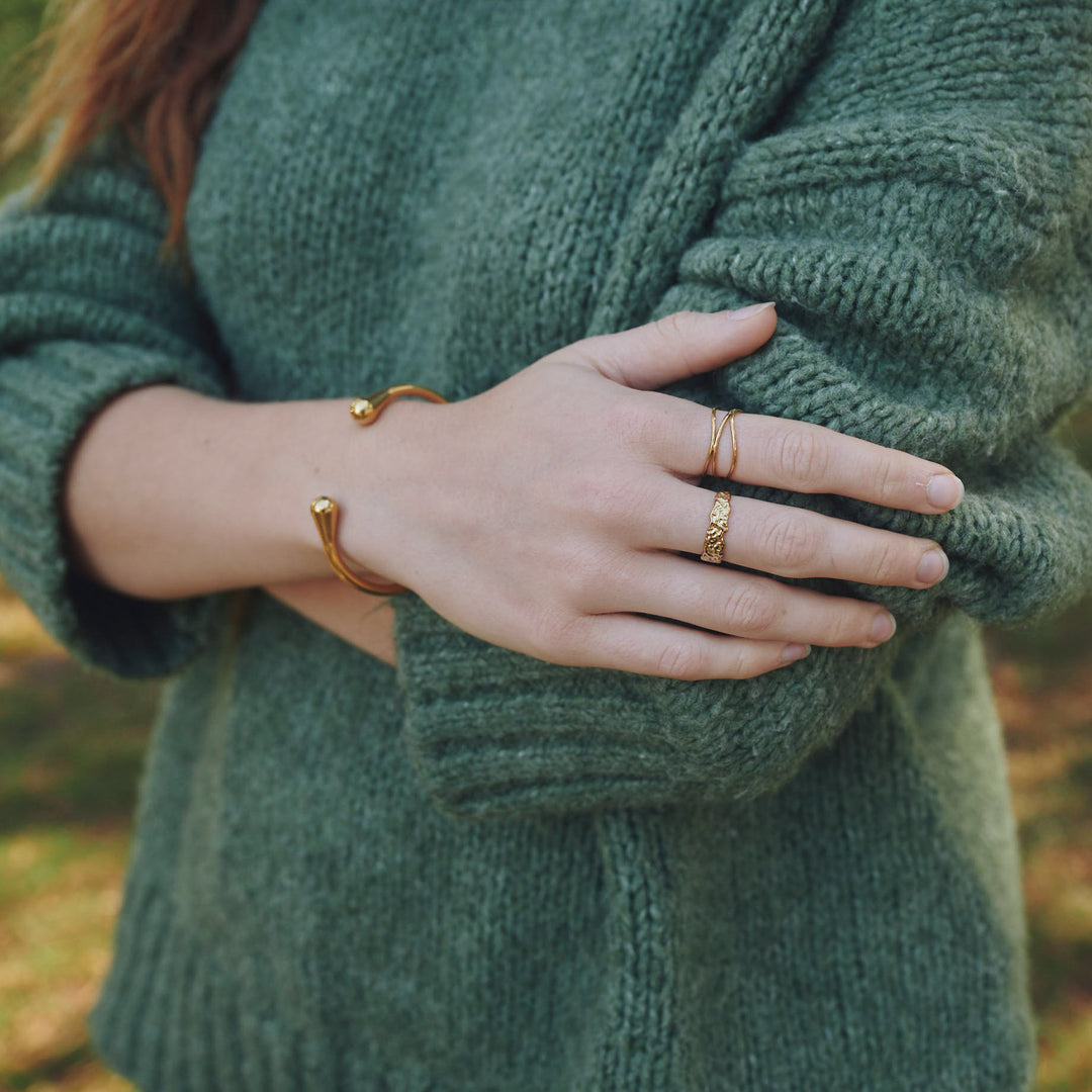 Maria - Interlocked Ring Stainless Steel