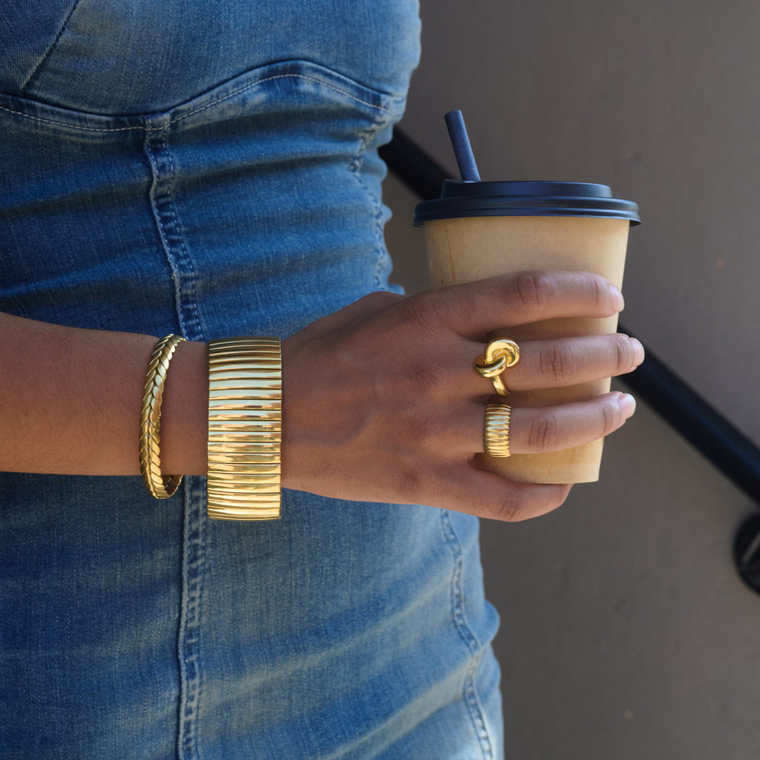 Pella - Knoten-Ring Edelstahl