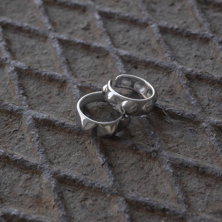 Ru – Spike-Ring Edelstahl