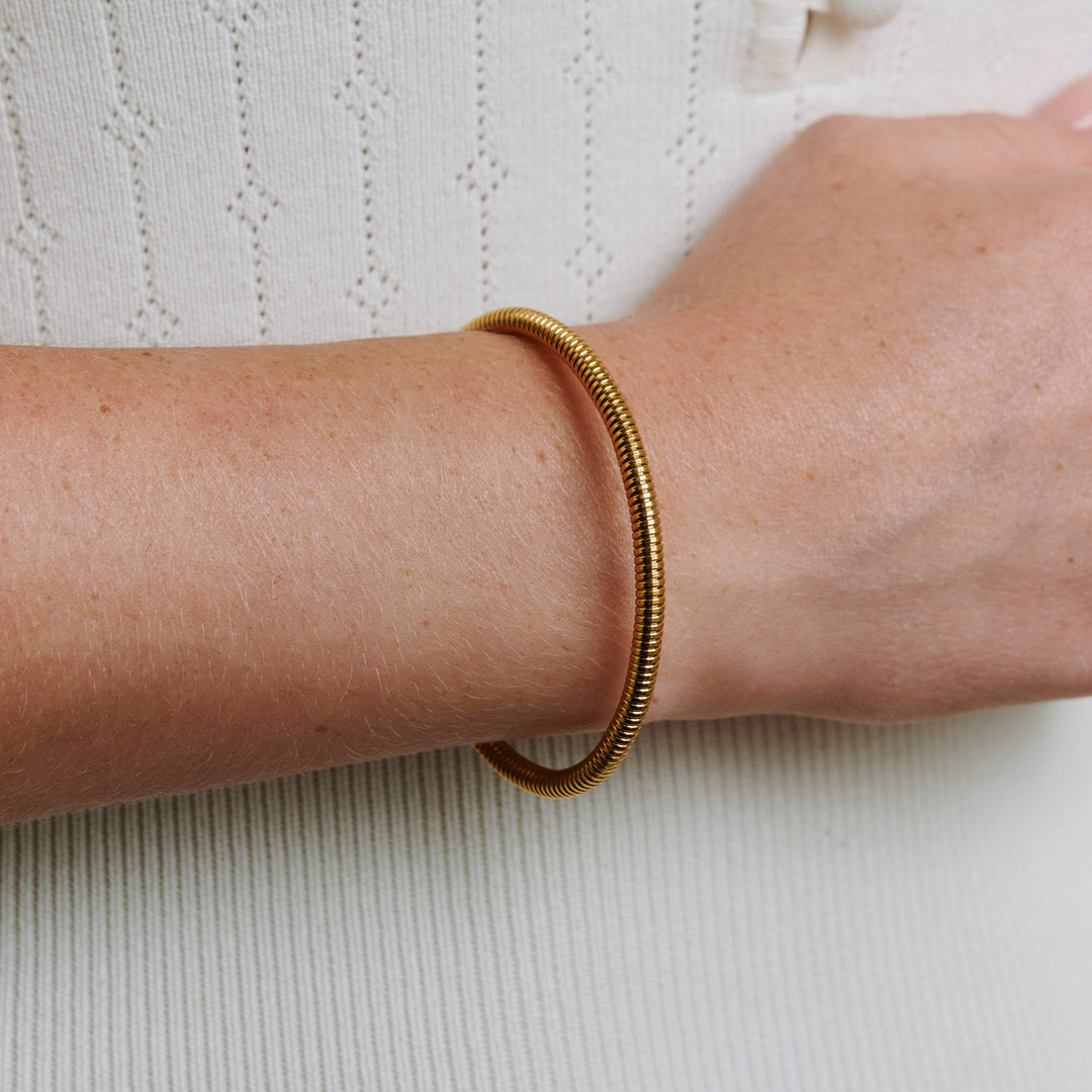 Miva - Bracelet chaîne arrondie en acier inoxydable