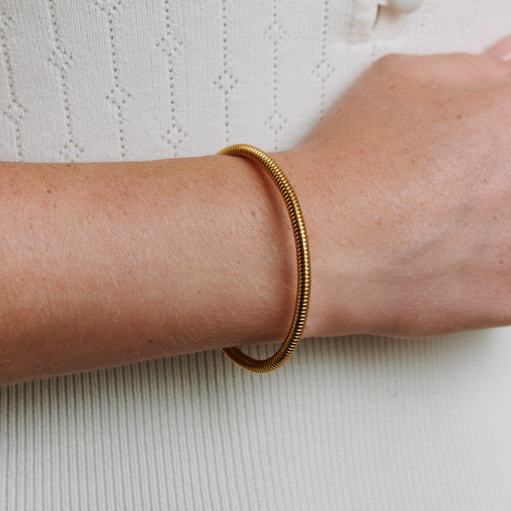 Miva - Bracelet chaîne arrondie en acier inoxydable