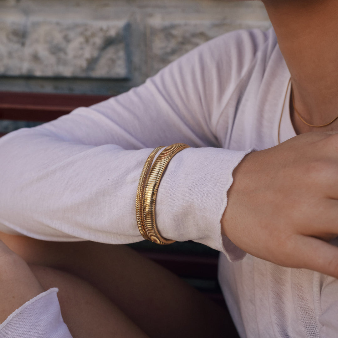 Miva - Bracelet chaîne arrondie en acier inoxydable