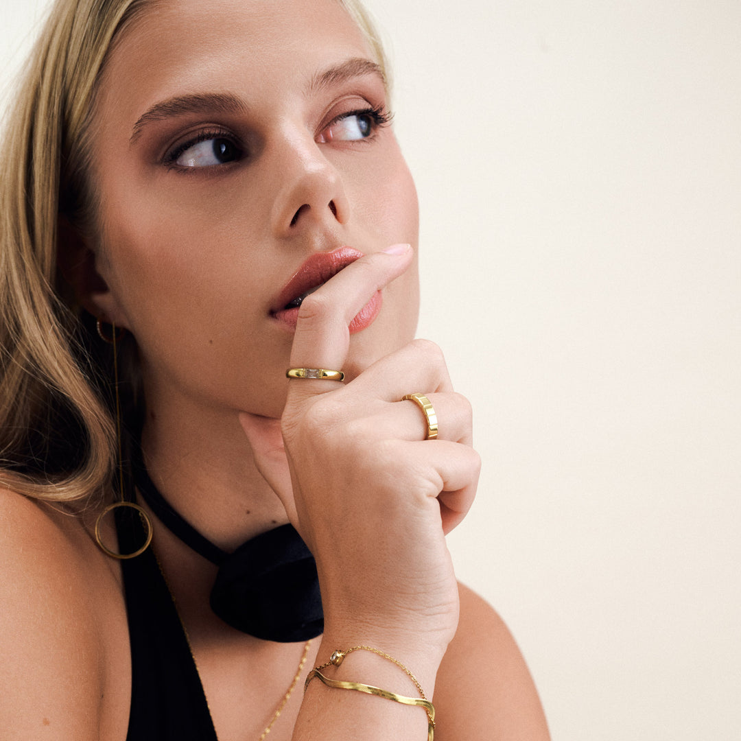 Solvej - Bracelet Duo Chaîne Acier Inoxydable