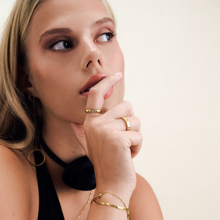 Solvej - Bracelet Duo Chaîne Acier Inoxydable