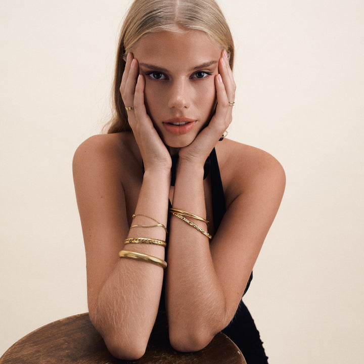 Solvej - Bracelet Duo Chaîne Acier Inoxydable