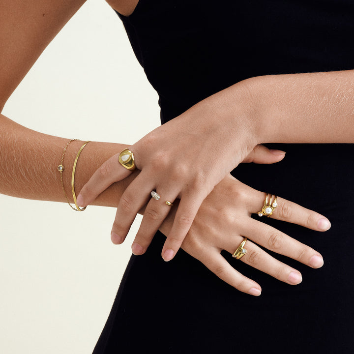 Solvej - Bracelet Duo Chaîne Acier Inoxydable