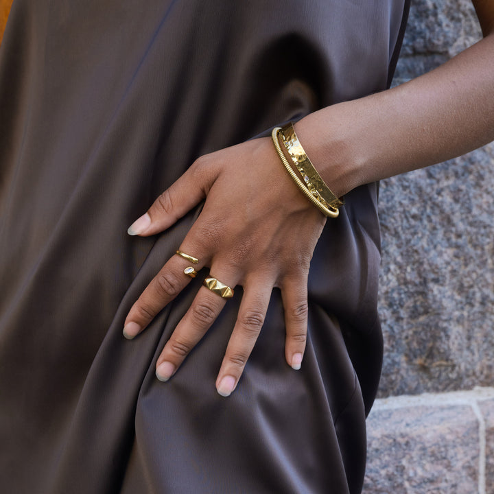 Laerke - Bracelet arrondi en acier inoxydable