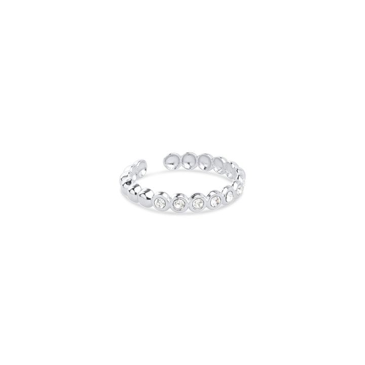 Pernilla - Bague en Cristal en Acier Inoxydable