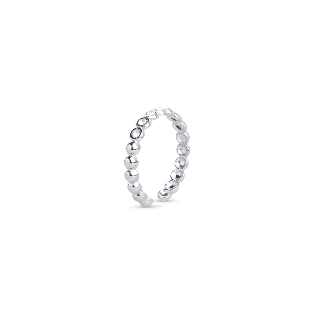 Pernilla - Bague en Cristal en Acier Inoxydable