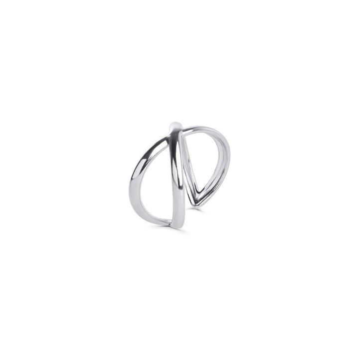 Mona - Bague Abstraite Acier Inoxydable