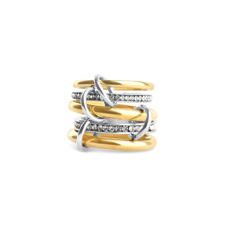 Kristina - Bague Empilable Luxe en Acier Inoxydable