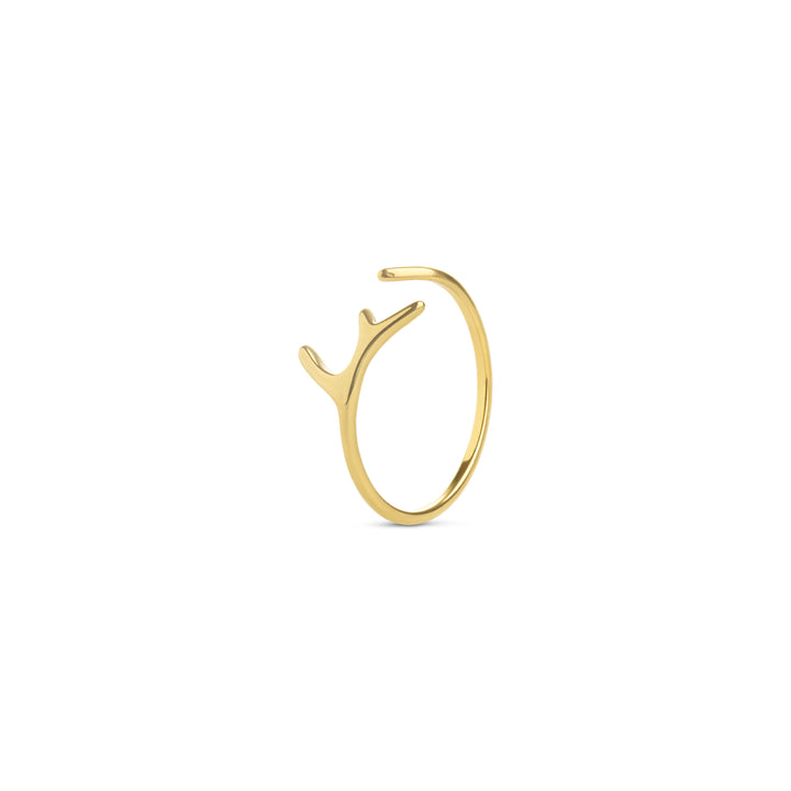 Janna - Zarter Zweig-Ring aus Edelstahl