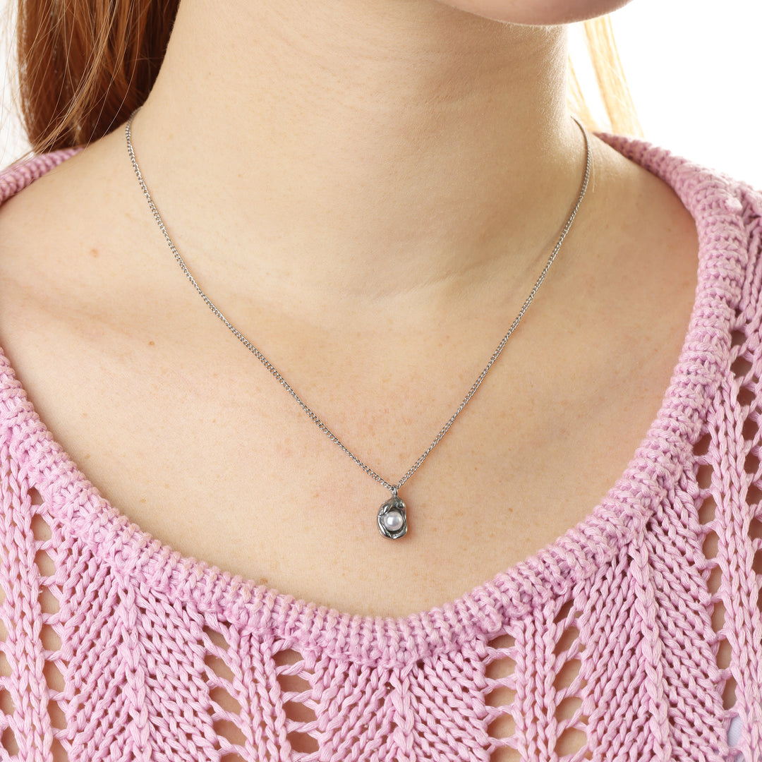 Ilse - Collier de perles en acier inoxydable