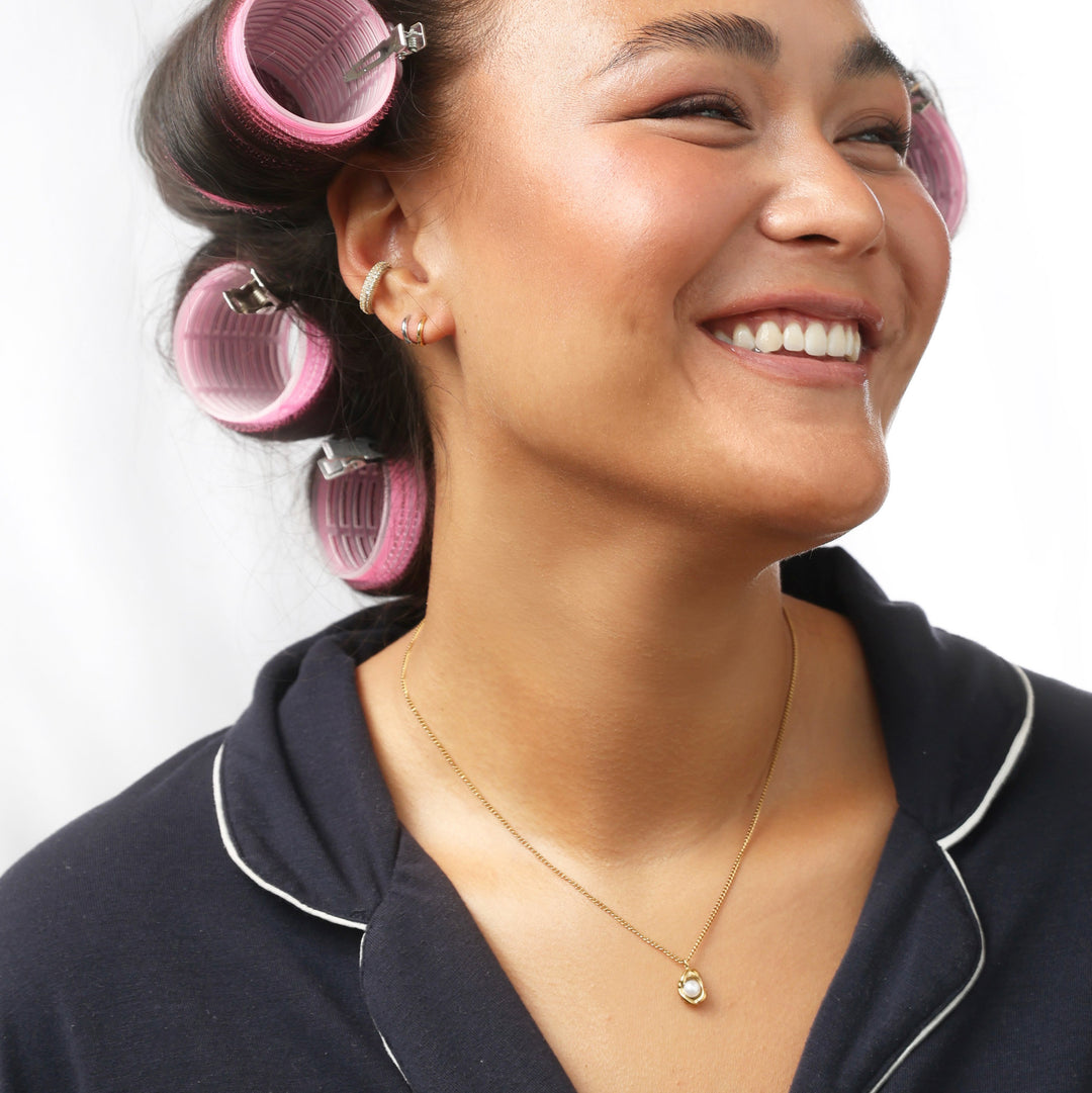 Ilse - Collier de perles en acier inoxydable