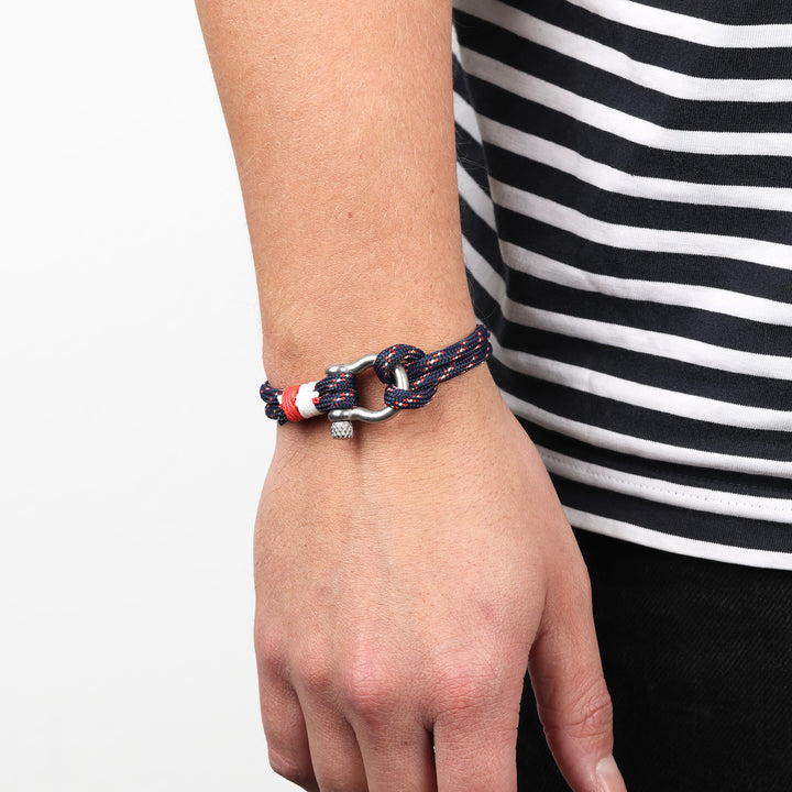 Adam - Bracciale in corda acciaio inossidabile