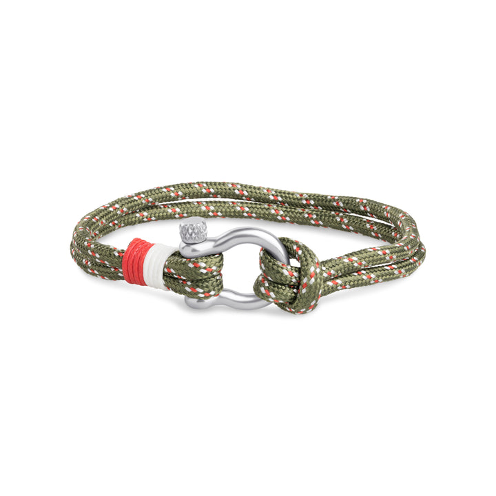 Adam - Bracciale in corda acciaio inossidabile