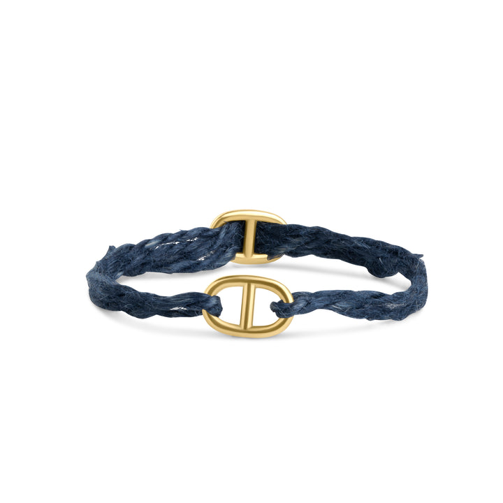 Alex - Braccialetto in corda acciaio inox
