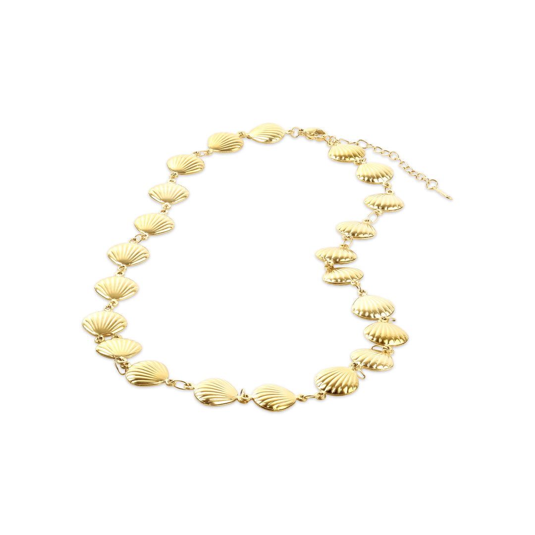 Estrid - Collana con conchiglia in acciaio inossidabile | Timi of Sweden