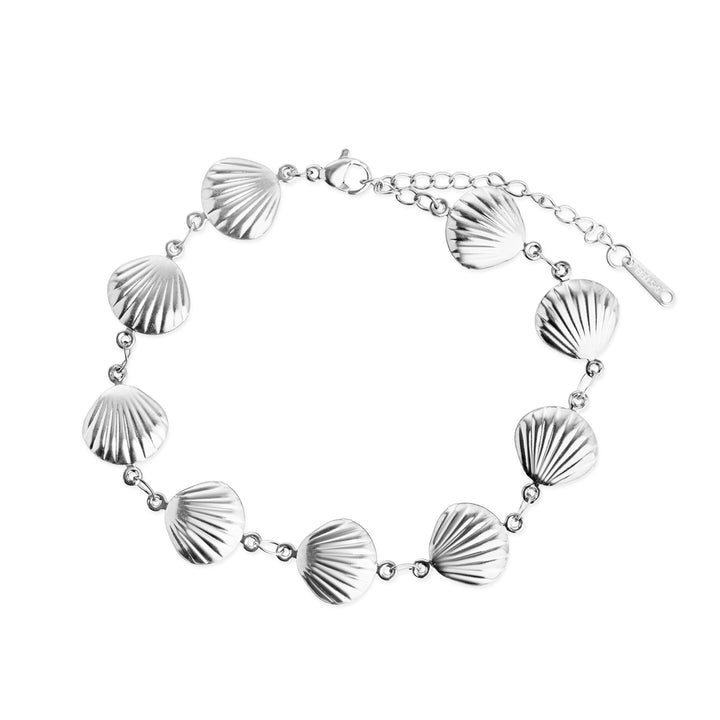 Estrid - Muschelarmband aus Edelstahl | Timi of Sweden