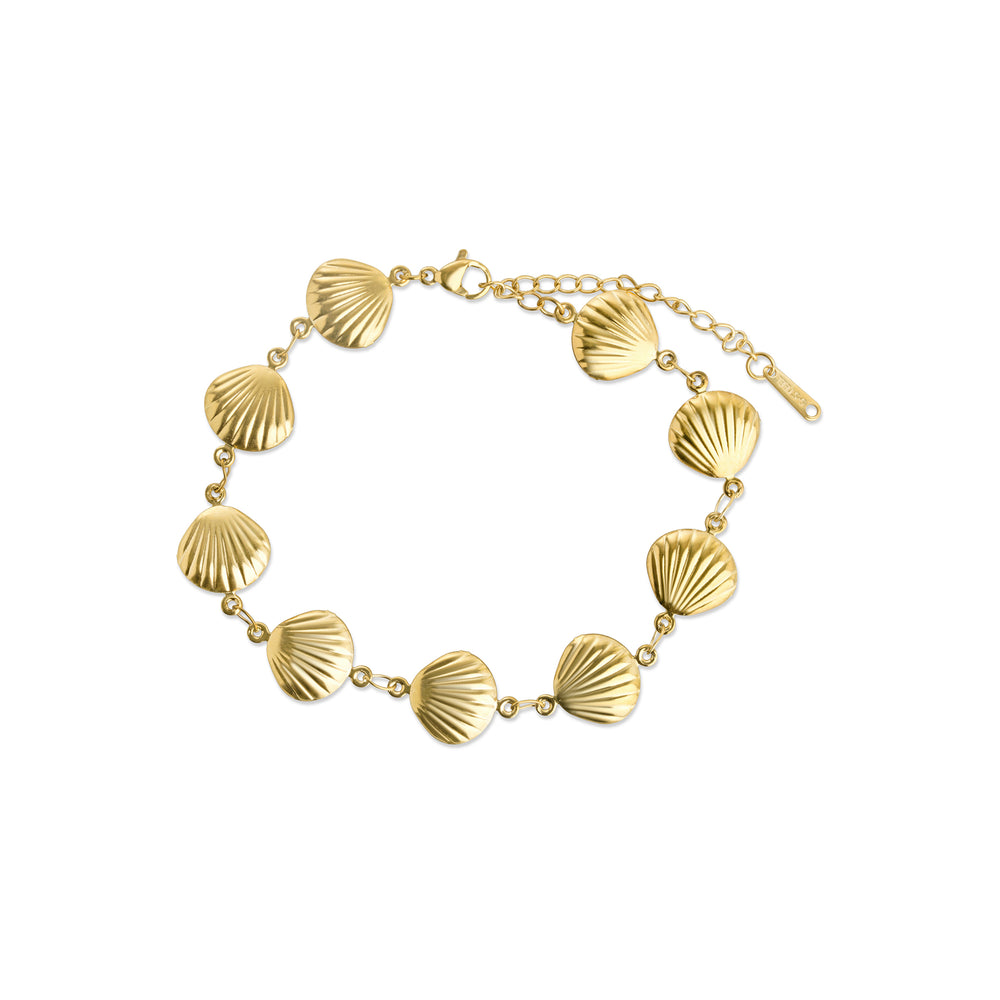 Estrid - Muschelarmband aus Edelstahl | Timi of Sweden