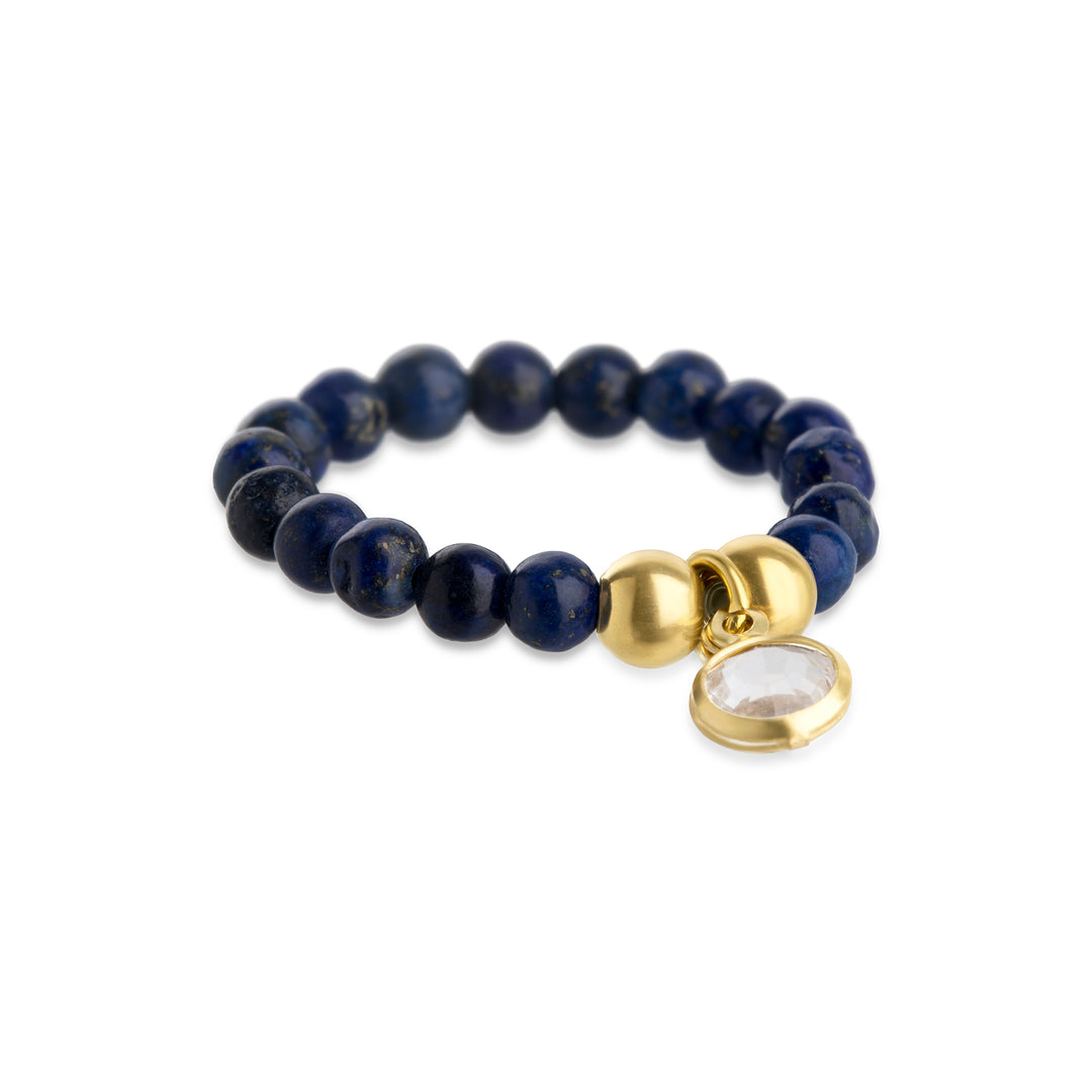 Hope - Steinring aus Edelstahl