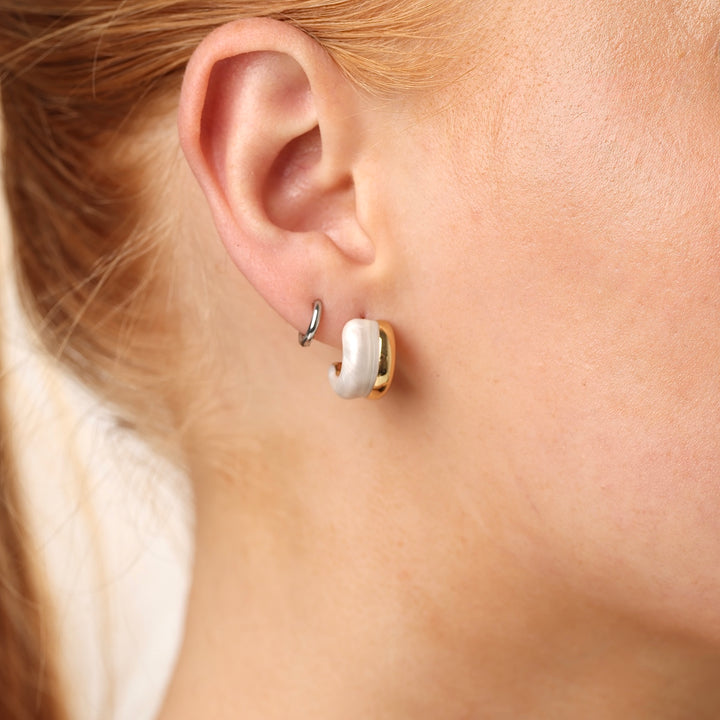 Engla - Duo Ohrstecker aus Edelstahl