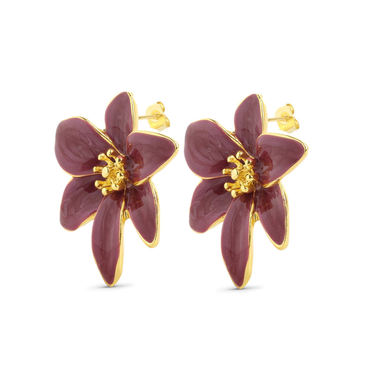Vivianne - Boucles d'oreilles clous fleur