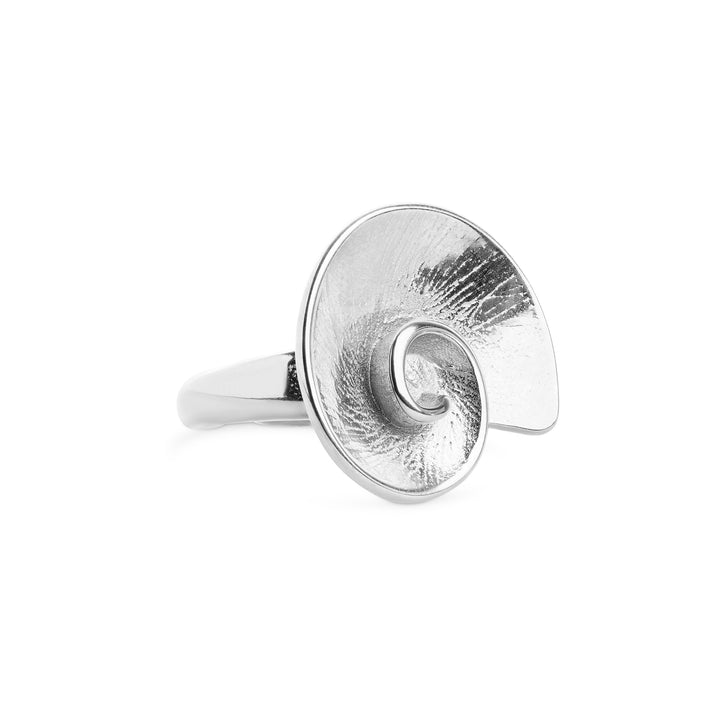 Marla - Muschelring aus Edelstahl